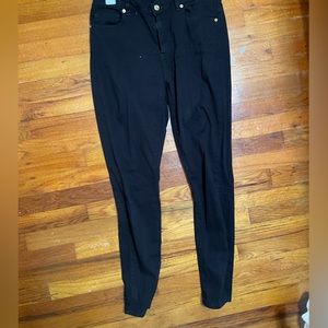 Slightly worn Michael Korn black jeans